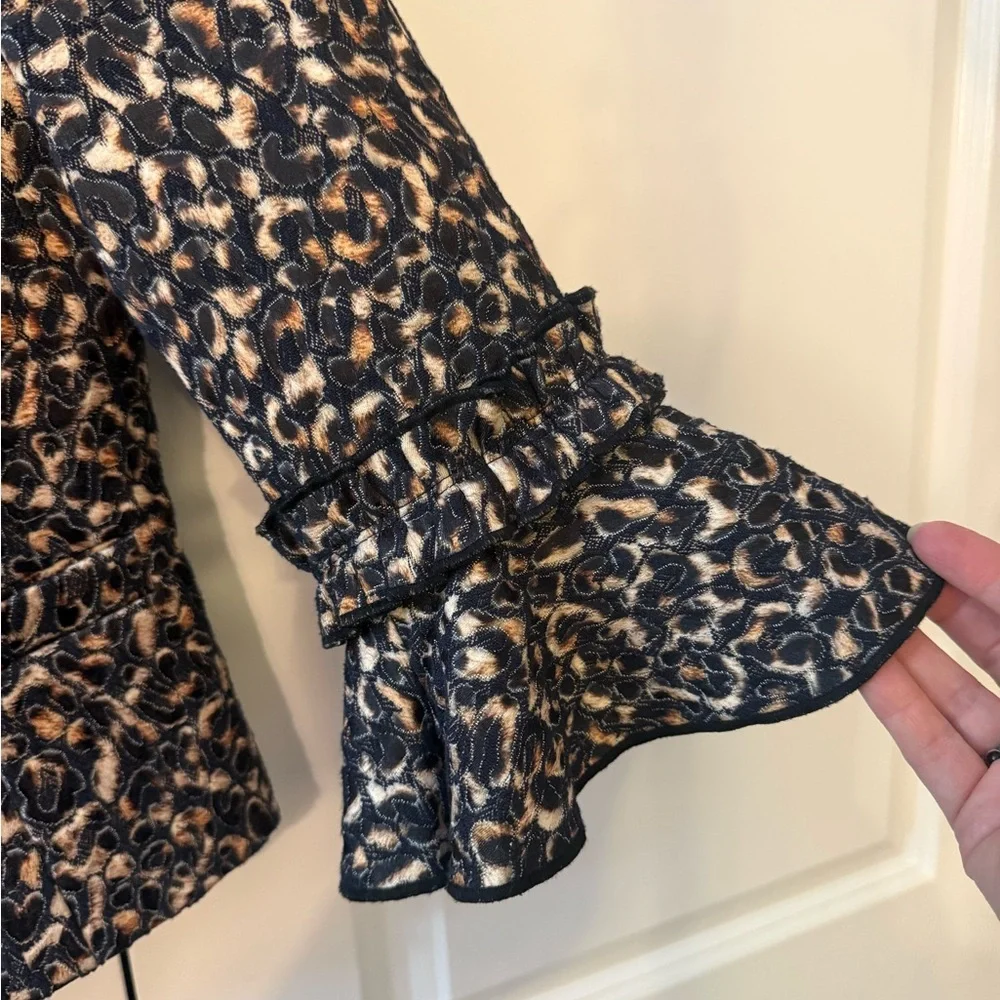 W by Worth Leopard Print Jacket - Picture 3 of 6
